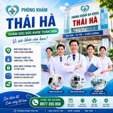 Review phòng khám đa khoa Thái Hà Đống Đa Hà Nội uy tín chất lượng