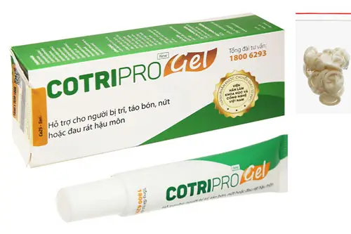 Gel bôi điều trị bệnh trĩ Cotripro Gel