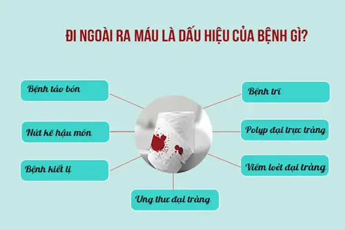 Đi đại tiện ra máu là bệnh gì