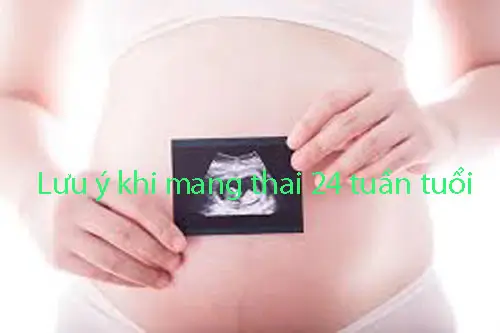 Lưu ý khi mang bầu 24 tuần